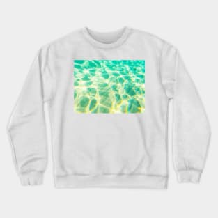 Transparent Underwater Texture Crewneck Sweatshirt